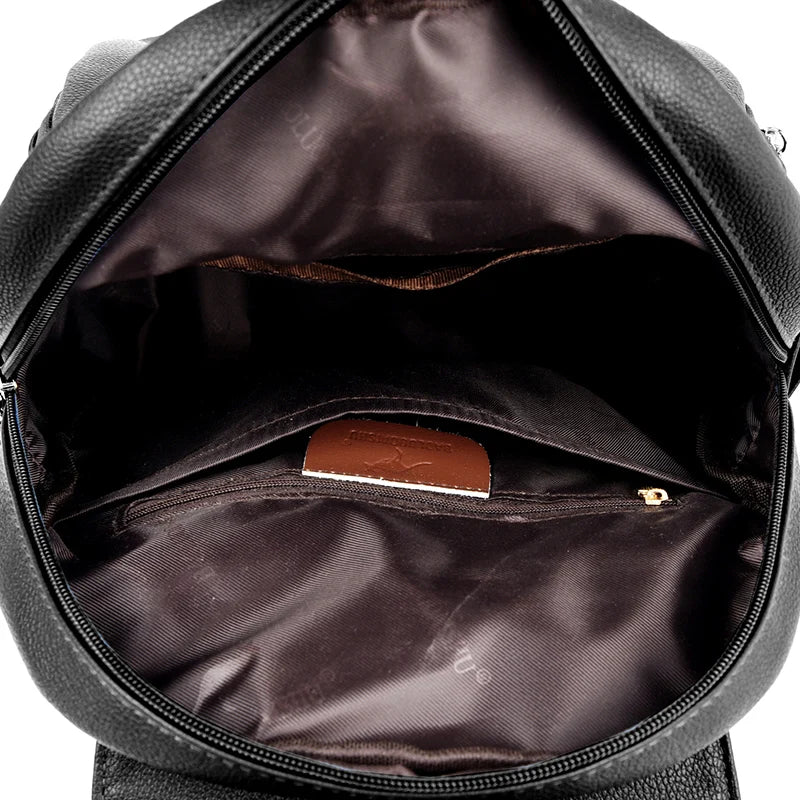 Leather Suit Backpack