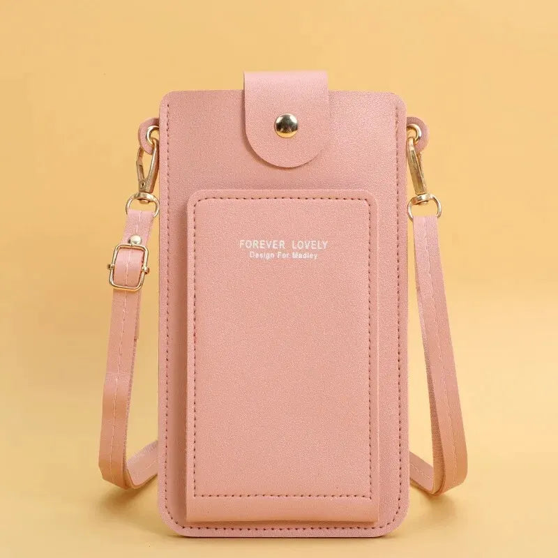 Women Leather Crossbody Phone Bag