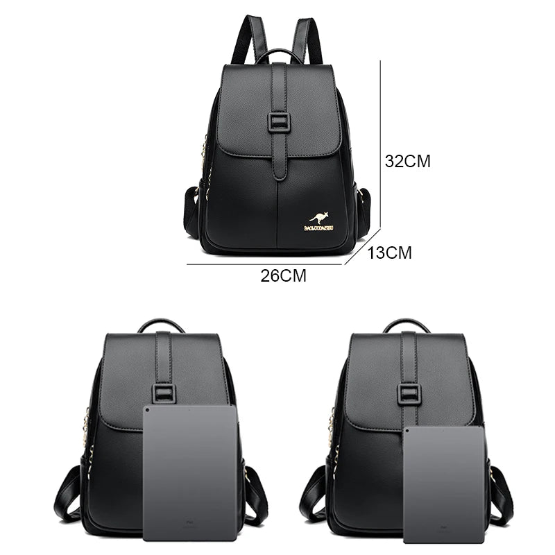 Leather Suit Backpack