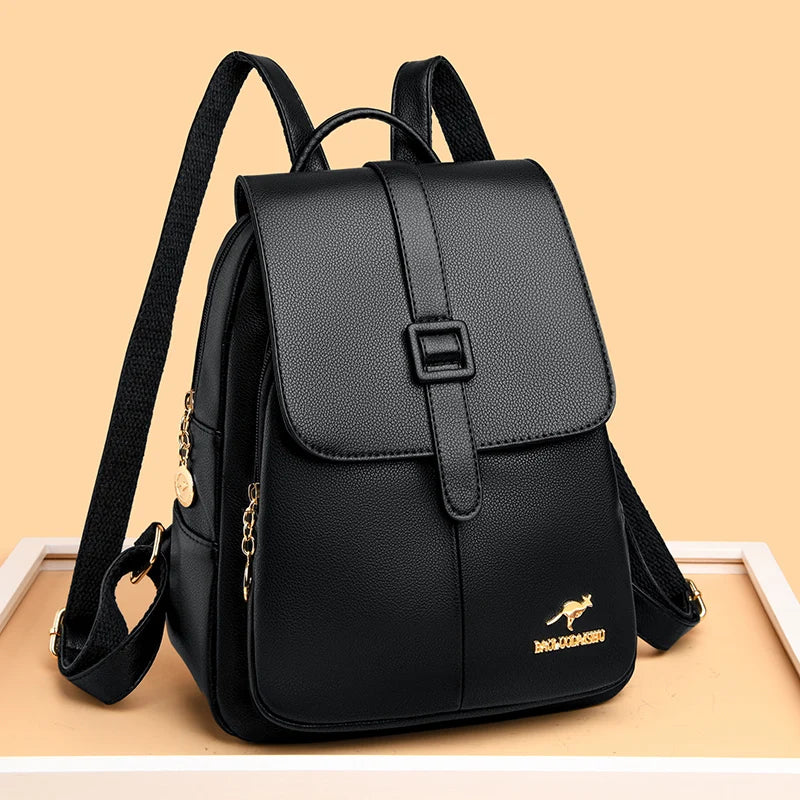 Leather Suit Backpack