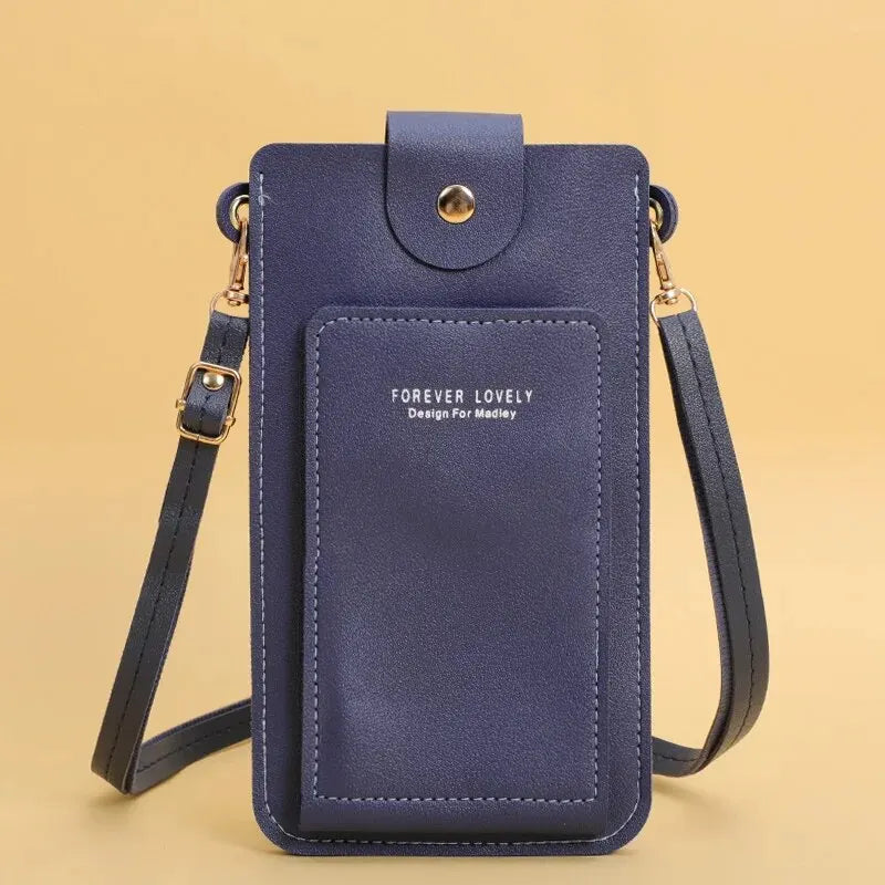 Women Leather Crossbody Phone Bag