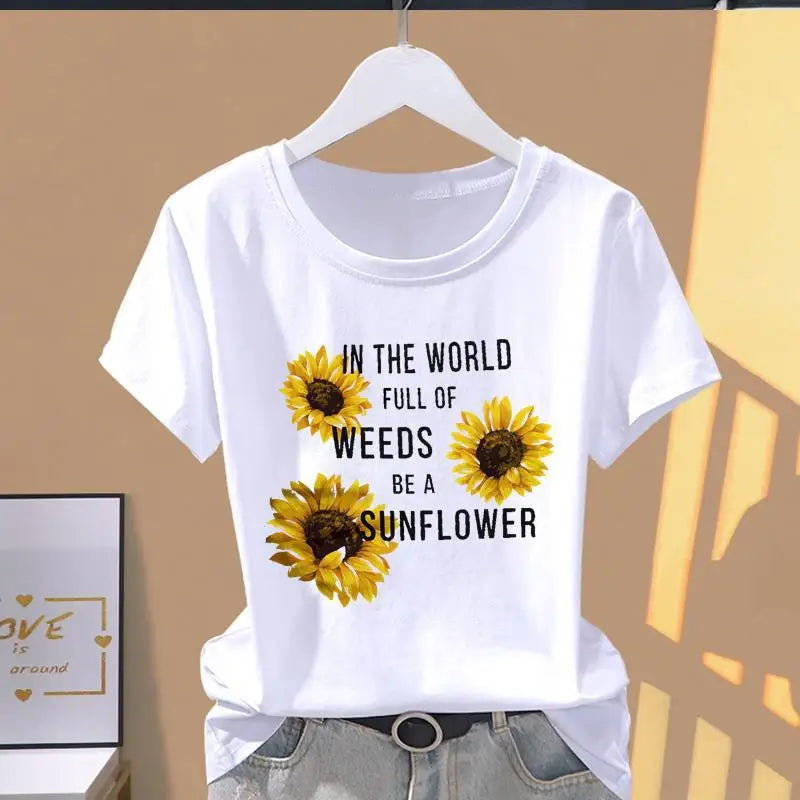 Modal Women Print Oversized T Shirt