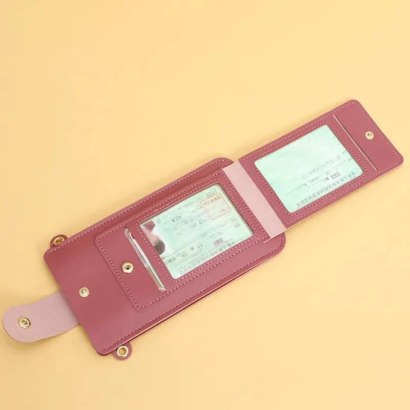 Women Leather Crossbody Phone Bag
