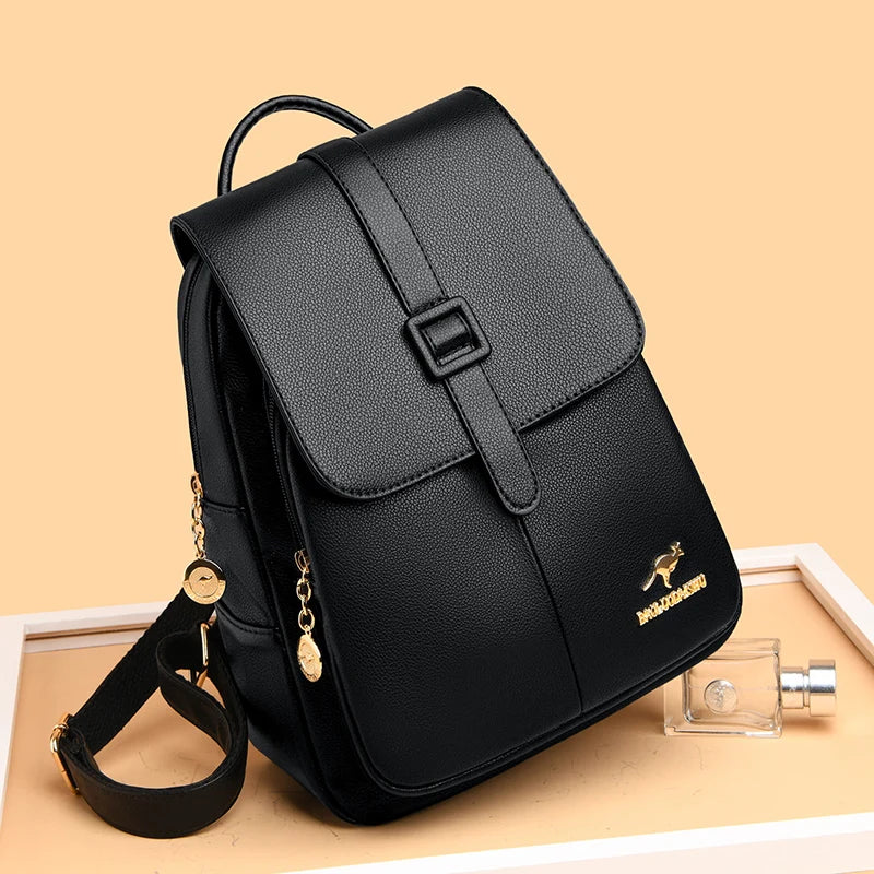 Leather Suit Backpack