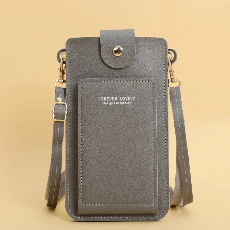 Women Leather Crossbody Phone Bag