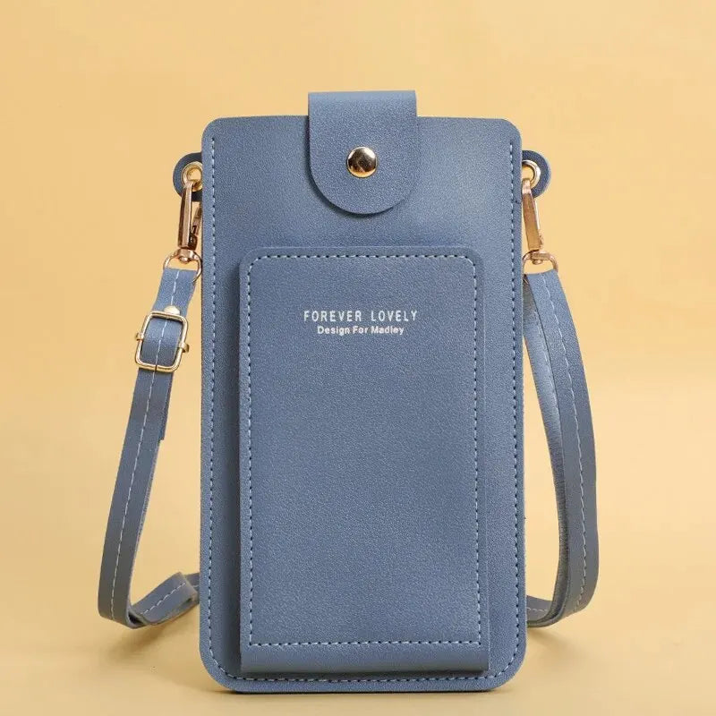 Women Leather Crossbody Phone Bag