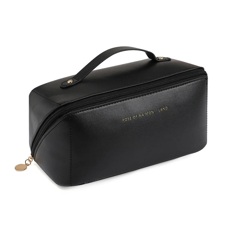 Multi Functional Leather Makeup Bag