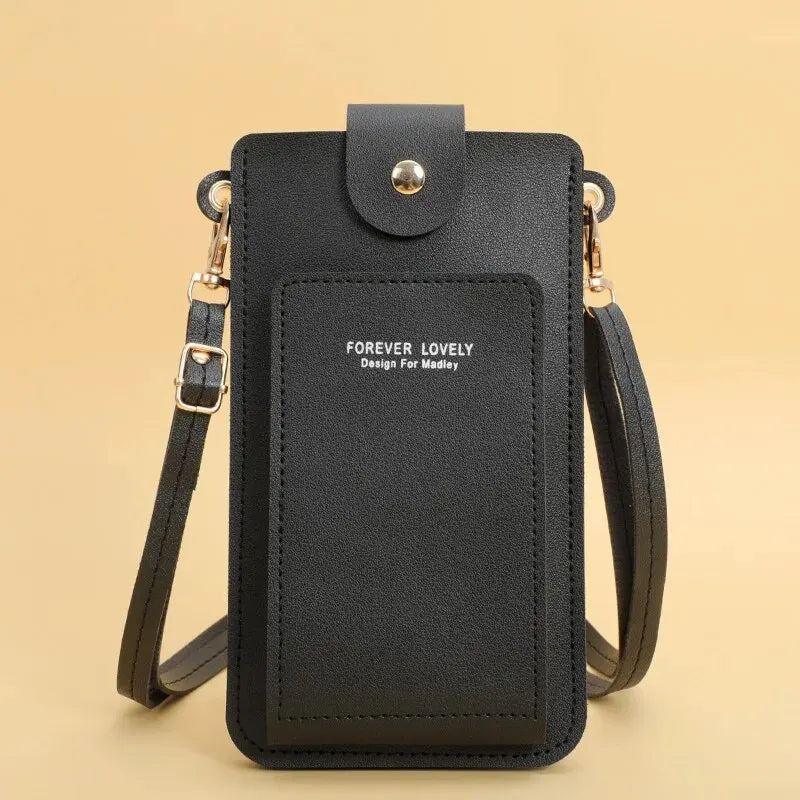 Women Leather Crossbody Phone Bag