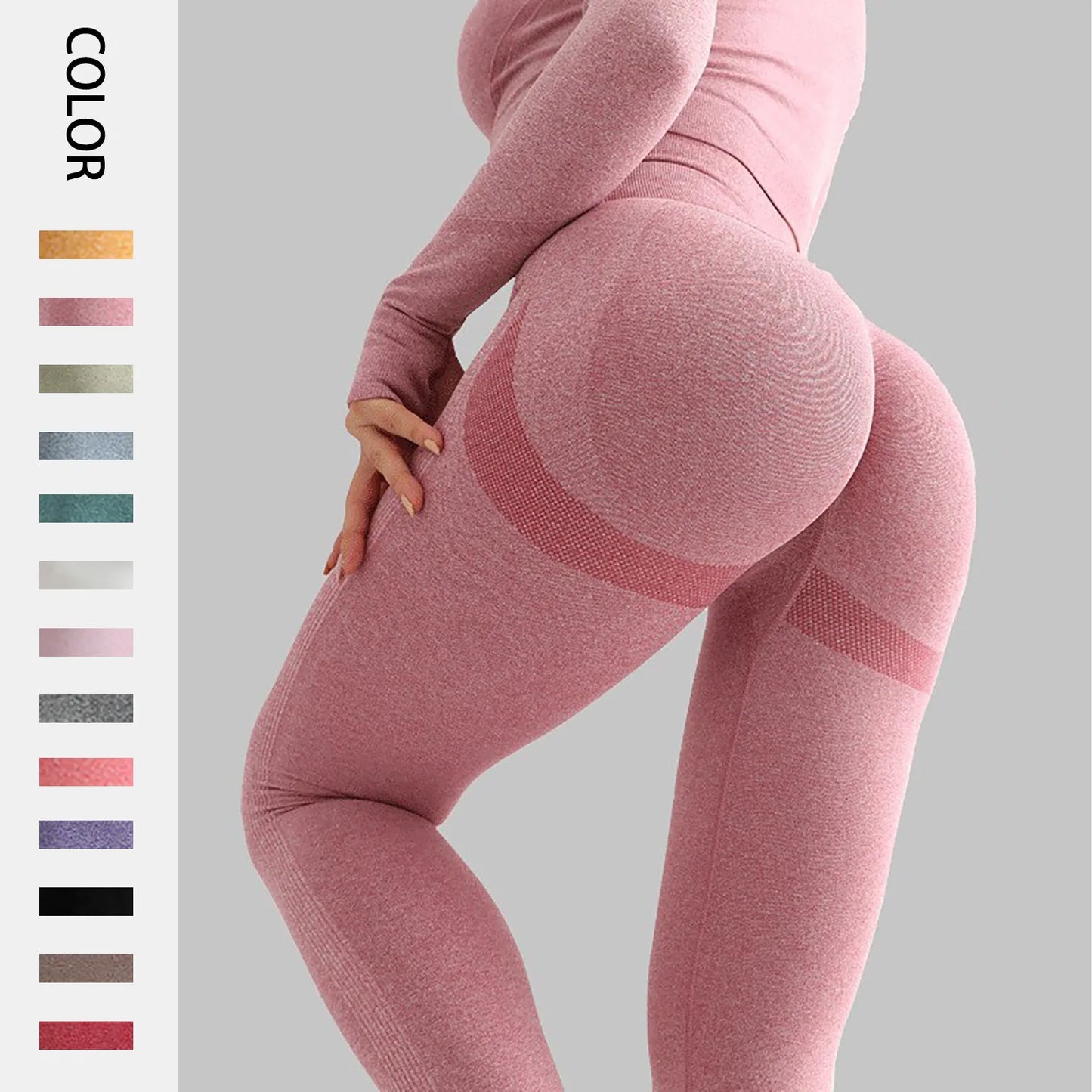 High Waist Detailed Yoga Pants