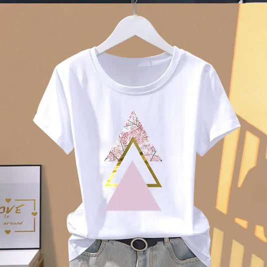 Modal Women Print Oversized T Shirt